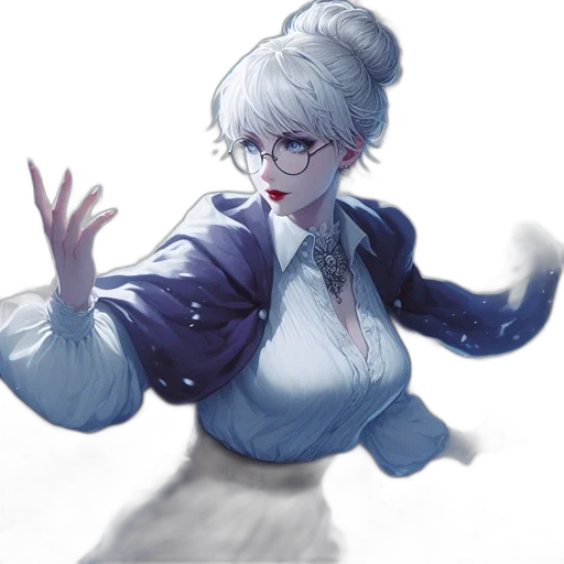 jacket, staff, dress, concept art transparent PNG cut-out
