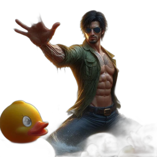 concept art, fantasy art, comic book art, 3d render transparent PNG cut-out