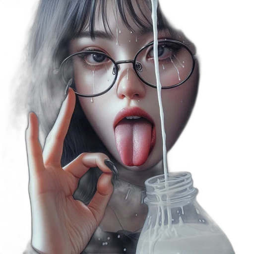 bottle, face, mask, creature transparent PNG cut-out