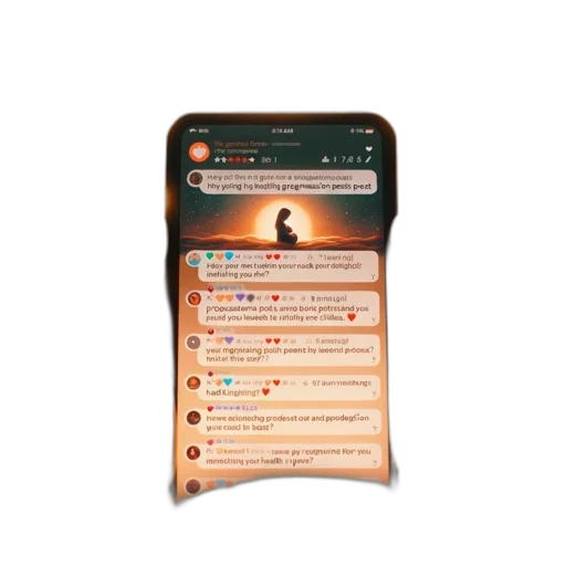 concept art, individual, holds, smartphone transparent PNG cut-out