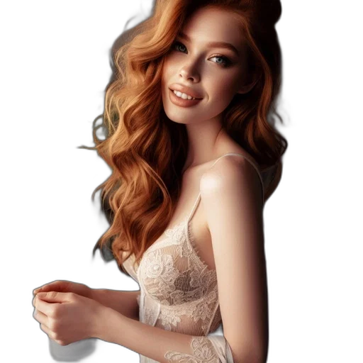 dress, hair, jewelry, crown transparent PNG cut-out