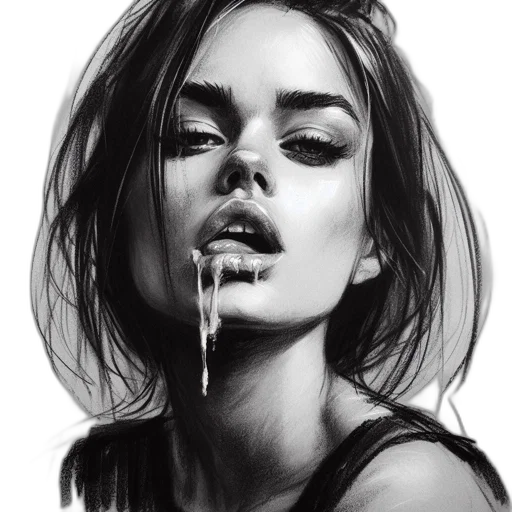 face, hair, mask, photorealistic transparent PNG cut-out