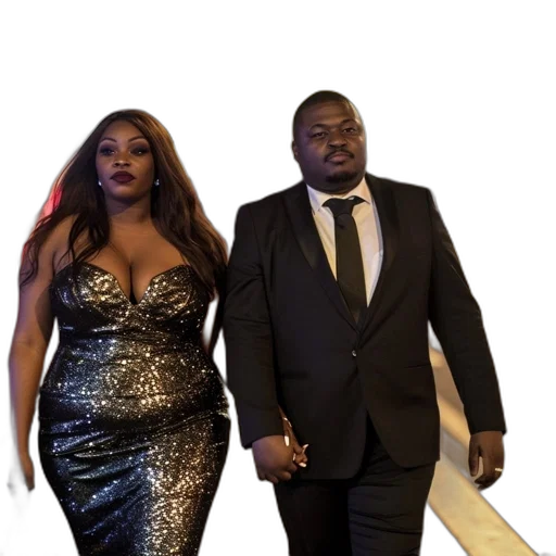 man, woman, formal, attire transparent PNG cut-out
