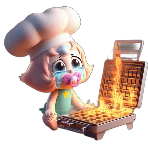 food, robot, animal, 3d render transparent PNG cut-out