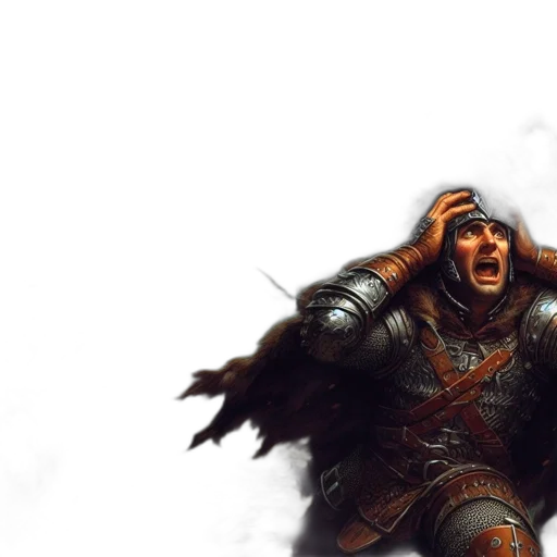 sword, face, fantasy art, concept art transparent PNG cut-out