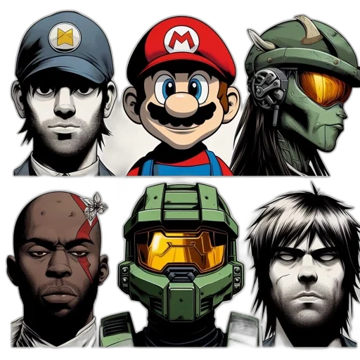 comic book art, concept art, pixel art, cartoon transparent PNG cut-out