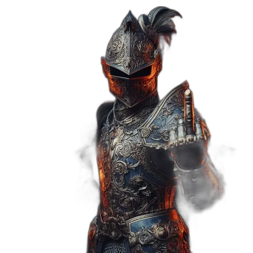 dragon, mask, creature, staff transparent PNG cut-out