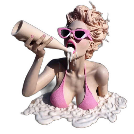 staff, 3d render, concept art, cartoon transparent PNG cut-out