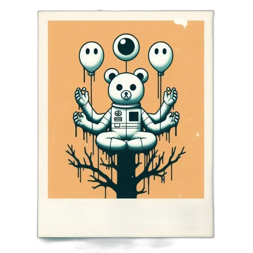 robot, creature, animal, tree transparent PNG cut-out