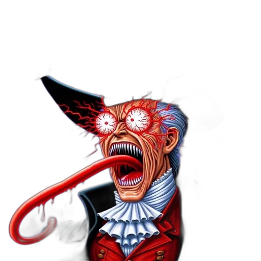 mask, staff, creature, face transparent PNG cut-out