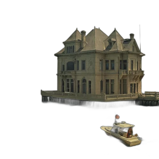 building, 3d render, concept art, photorealistic transparent PNG cut-out