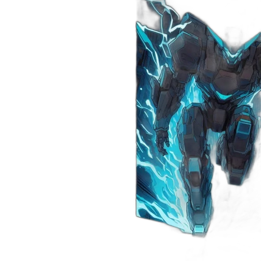 robot, jacket, weapon, mask transparent PNG cut-out