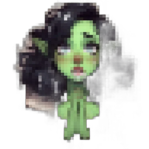 creature, staff, face, mask transparent PNG cut-out