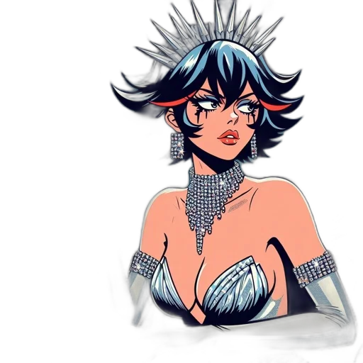 jewelry, crown, dress, concept art transparent PNG cut-out