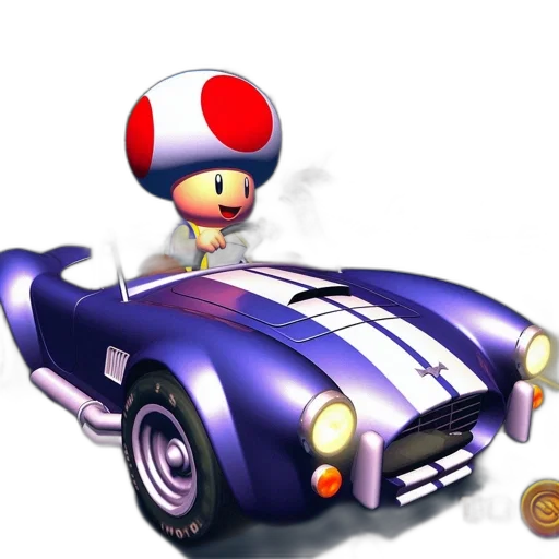 car, 3d render, concept art, cartoon transparent PNG cut-out
