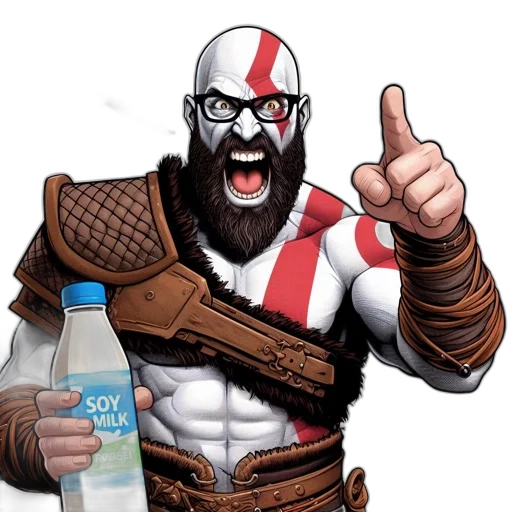 bottle, comic book art, concept art, 3d render transparent PNG cut-out