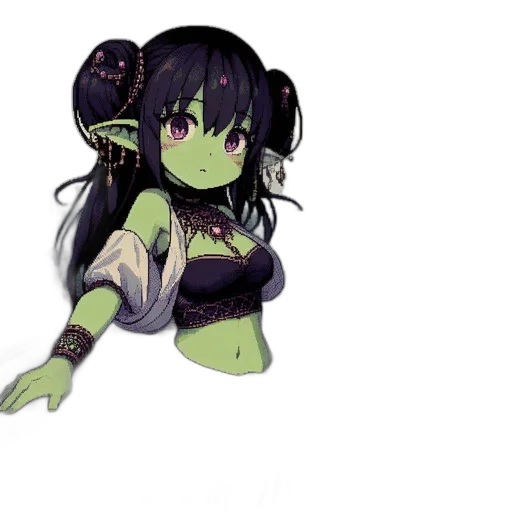 dragon, staff, creature, fantasy art transparent PNG cut-out