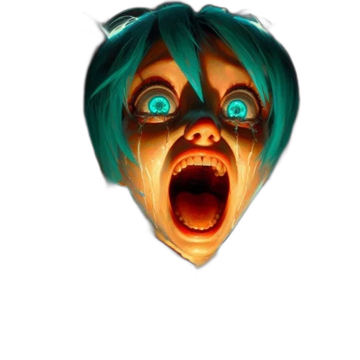 mask, face, creature, staff transparent PNG cut-out