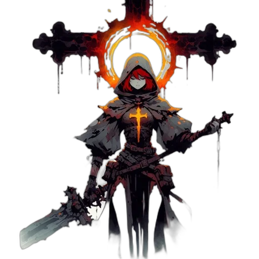 sword, weapon, staff, robot transparent PNG cut-out
