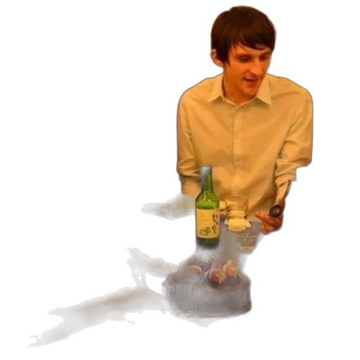 bottle, robot, creature, jacket transparent PNG cut-out