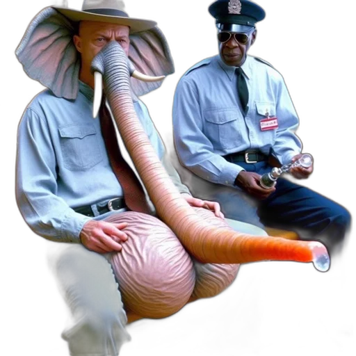 staff, hat, creature, animal transparent PNG cut-out