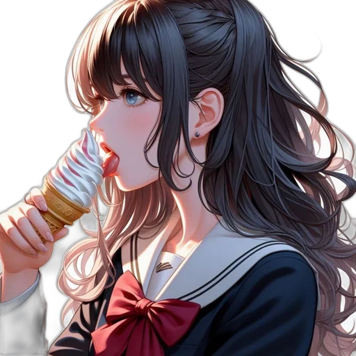 food, face, staff, anime transparent PNG cut-out