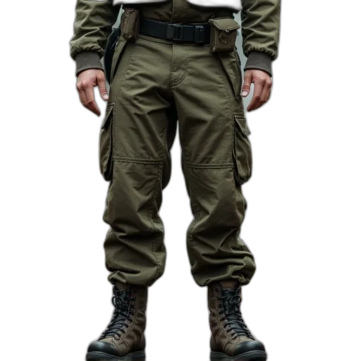 jacket, staff, weapon, creature transparent PNG cut-out