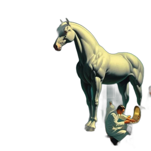 animal, creature, staff, crown transparent PNG cut-out
