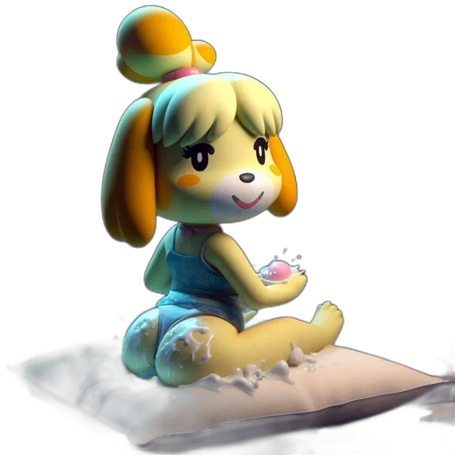 staff, animal, creature, 3d render transparent PNG cut-out