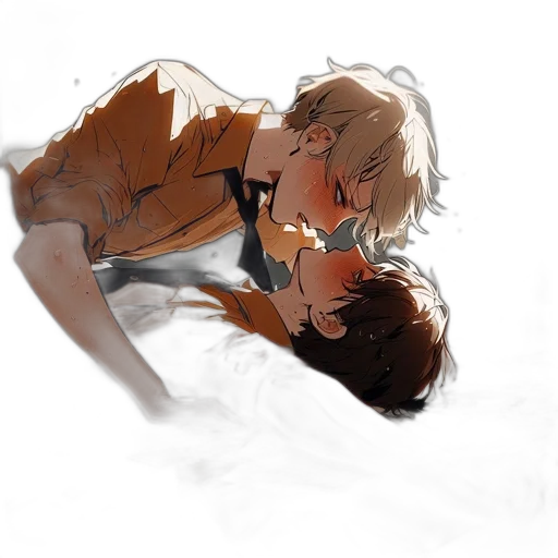 watercolor, concept art, anime, photorealistic transparent PNG cut-out