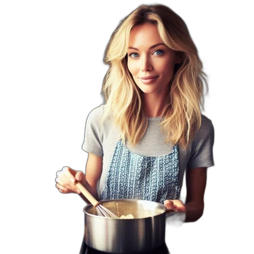 food, staff, face, photorealistic transparent PNG cut-out