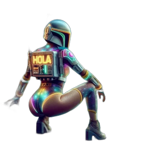 robot, jacket, weapon, concept art transparent PNG cut-out