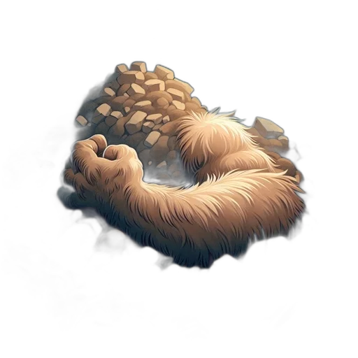 hair, creature, animal, dragon transparent PNG cut-out