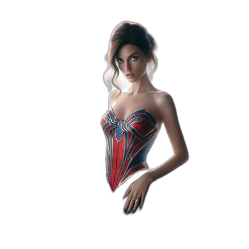 dress, jewelry, 3d render, photorealistic transparent PNG cut-out