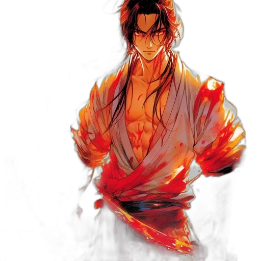 concept art, comic book art, fantasy art, watercolor transparent PNG cut-out