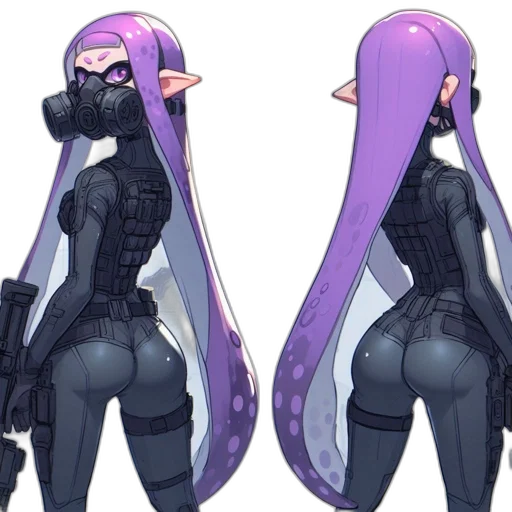 weapon, jacket, concept art, cyberpunk transparent PNG cut-out
