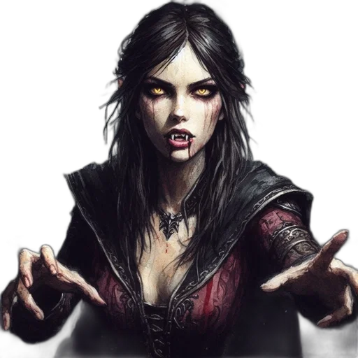 face, fantasy art, concept art, photorealistic transparent PNG cut-out