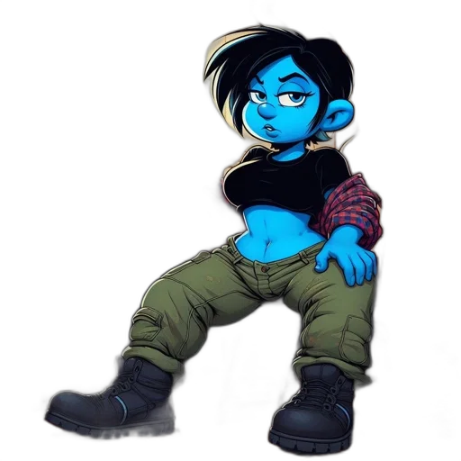 staff, creature, concept art, cartoon transparent PNG cut-out