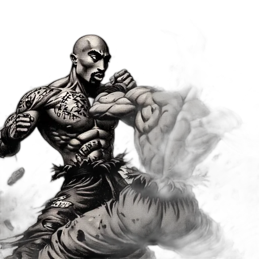 comic book art, concept art, fantasy art, photorealistic transparent PNG cut-out