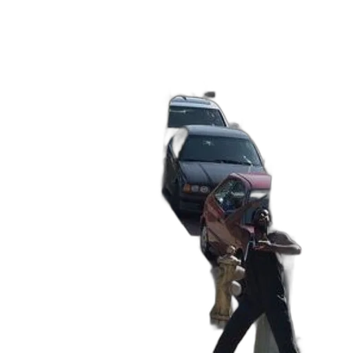 car, robot, staff, weapon transparent PNG cut-out