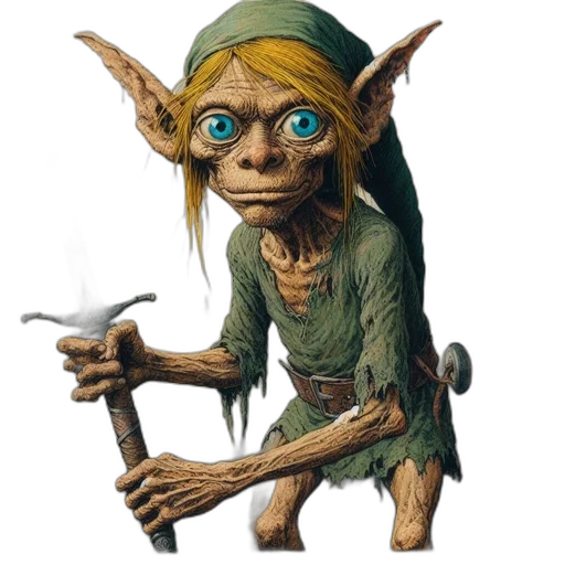 staff, creature, mask, face transparent PNG cut-out