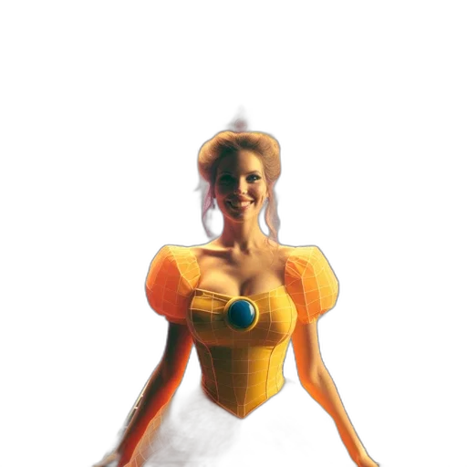 dress, crown, robot, hair transparent PNG cut-out