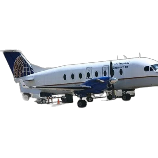 3d render, continental, connection, airplane transparent PNG cut-out
