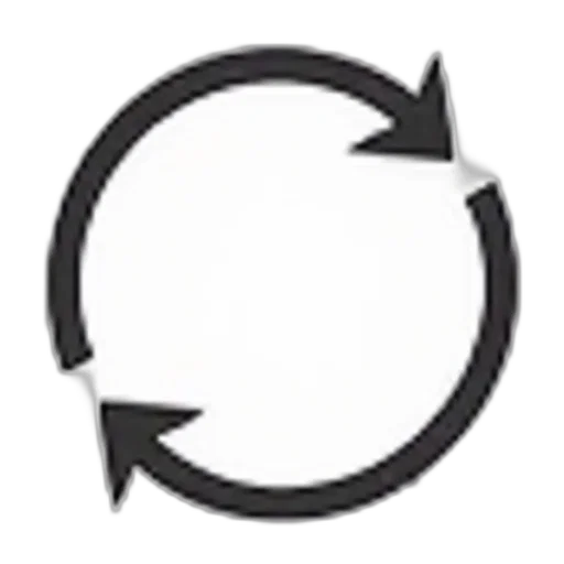 3d render, black, white, circular transparent PNG cut-out