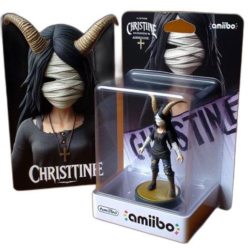 figurine, masked, character, christine transparent PNG cut-out