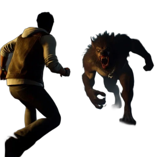 creature, animal, mask, jacket transparent PNG cut-out