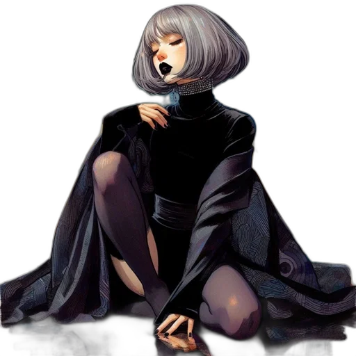 dress, jacket, mask, creature transparent PNG cut-out