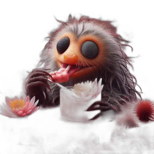 creature, animal, food, concept art transparent PNG cut-out