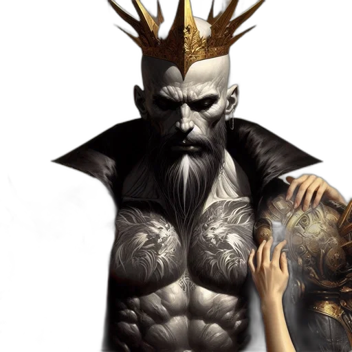 crown, mask, fantasy art, concept art transparent PNG cut-out