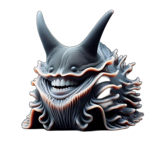 mask, dragon, creature, crown transparent PNG cut-out